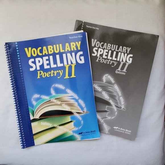 A Beka Vocabulary Spelling Poetry II 5th Edition Teacher Key And Quiz Key Abeka - Picture 2 of 10